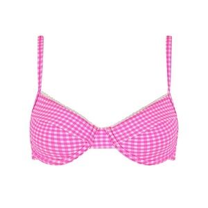 Kulani Kinis Pink Gingham Bikini Top